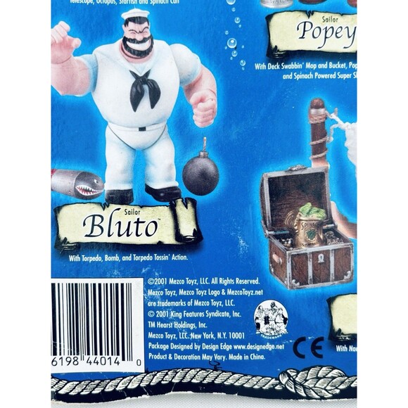Vintage Popeye Sailorman Sea Hag Mezco Action Figure 2001‎ - Read! - Picture 12 of 15